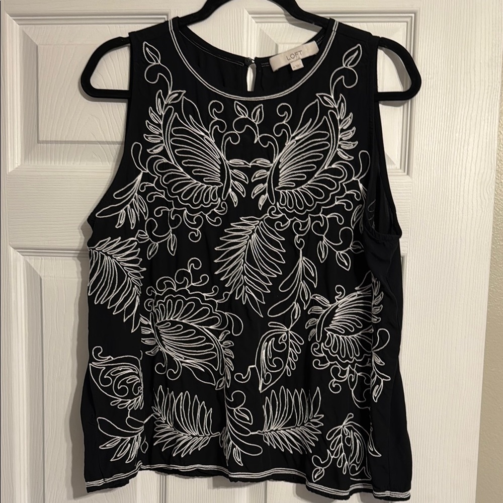 LOFT Embroidered Women's Top